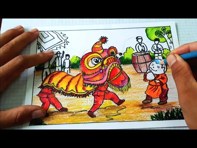 Mĩ thuật lớp 6 bài 4: Hội xuân quê hương