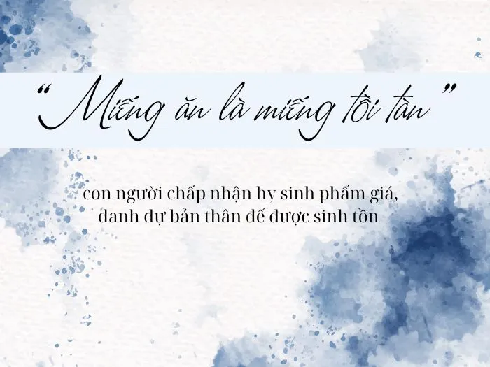 Miếng Ăn Là Miếng Tồi Tàn