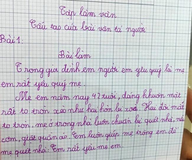 Miêu tả khuôn mặt đẹp