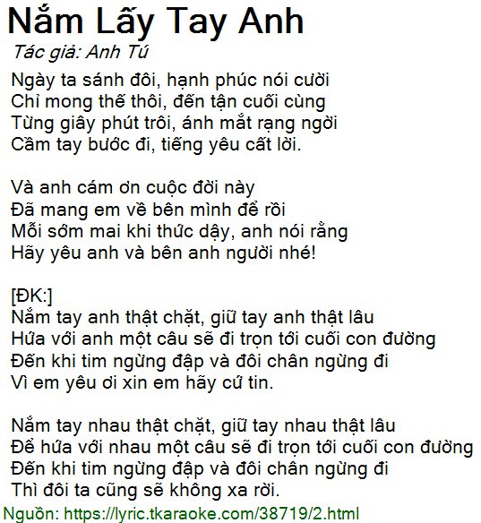 Mình Giữ Nhau Thật Chặt Nhẹ Nếu Đi Ta Cùng Đi
