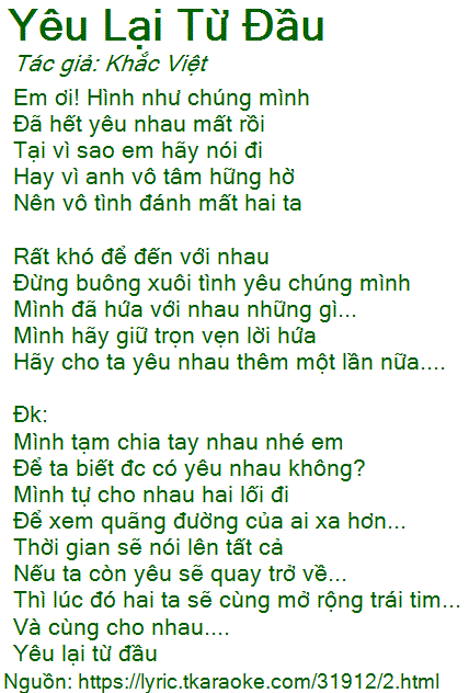 Mình tạm chia tay nhau nhé anh để ta biết được có yêu nhau không