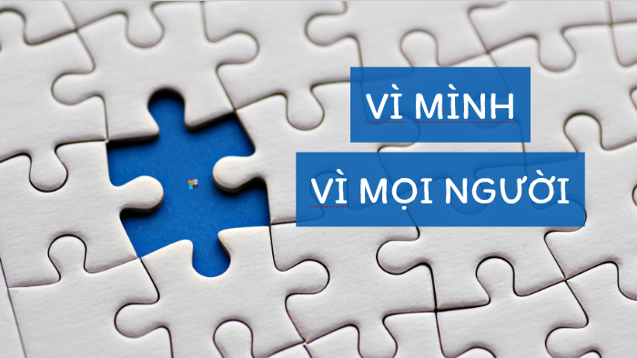 Mình vì mọi người, mọi người vì mình