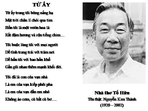 Mở Bài Bài Thơ Từ Ấy