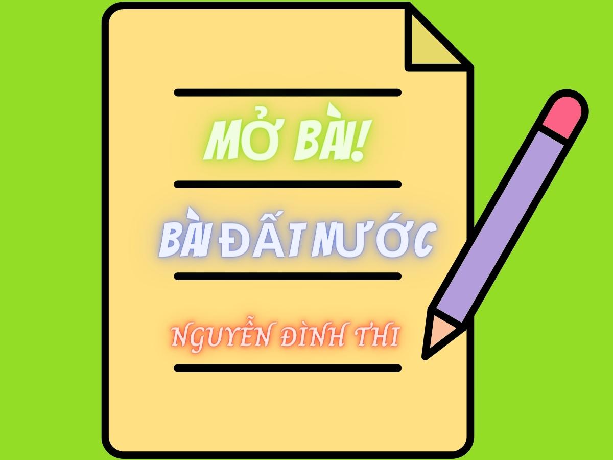 Mở Bài Đất Nước Nguyễn Đình Thi