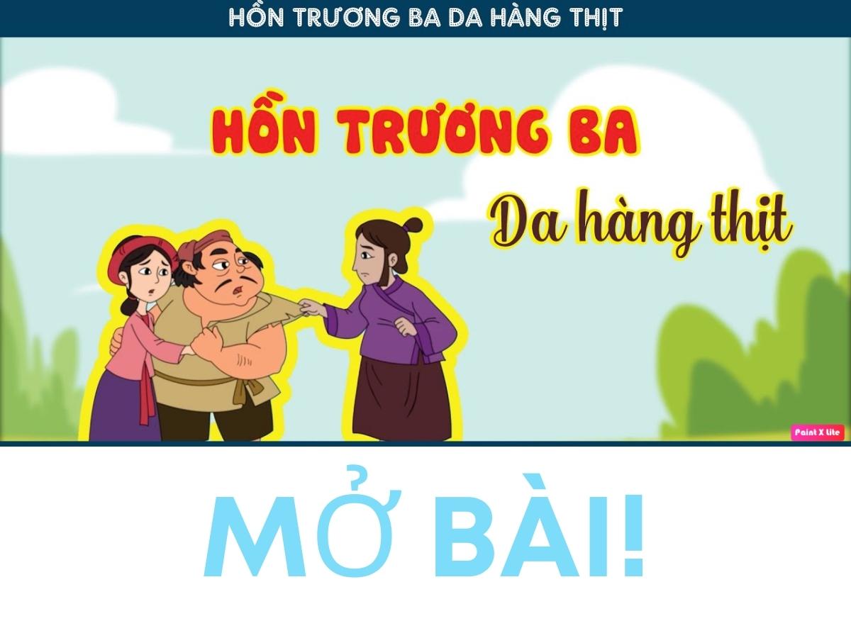Mở Bài Hồn Trương Ba Hay Nhất