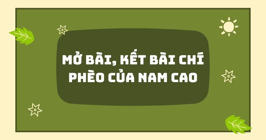 Nam Cao: Cuộc đời và sự nghiệp văn chương