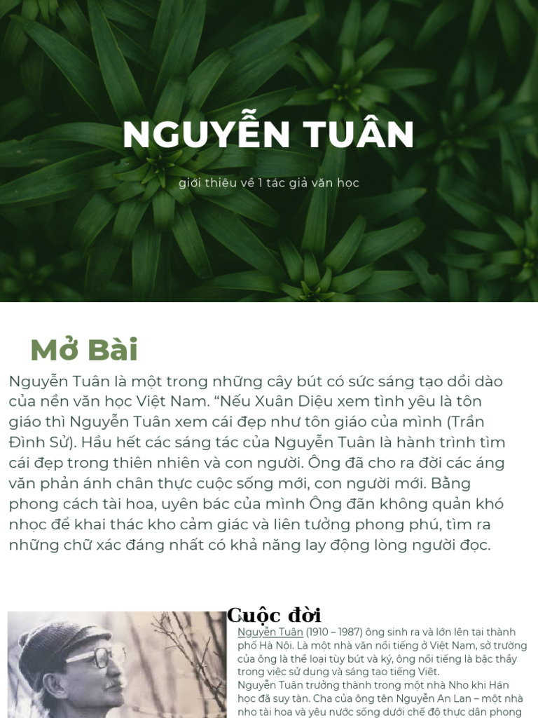 Nguyễn Tuân - Thiên tài văn chương và cuộc đời đầy thăng trầm