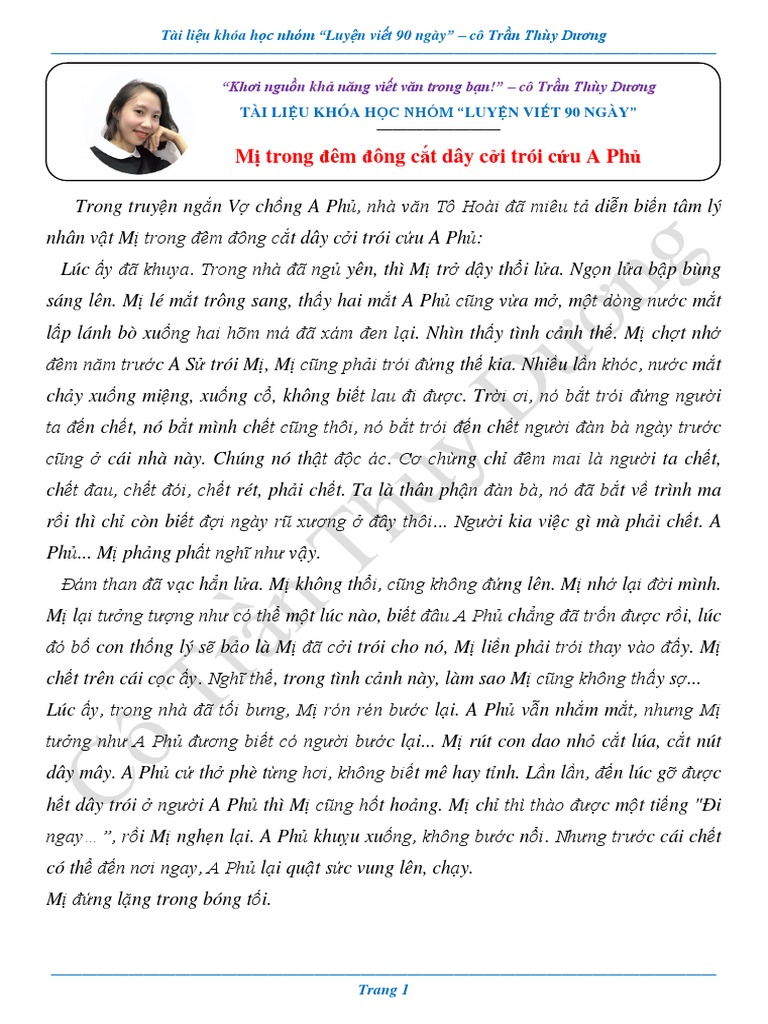 Vợ chồng A Phủ trong đêm tình mùa đông