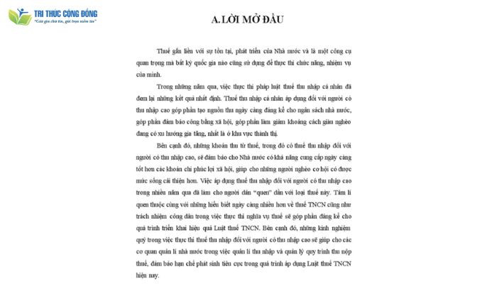 Mở Đầu Tiểu Luận Hoàn Hảo: Hướng Dẫn Chi Tiết