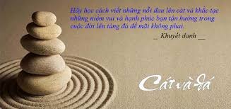 Hãy viết nỗi đau lên cát, khắc ghi ân nghĩa lên đá