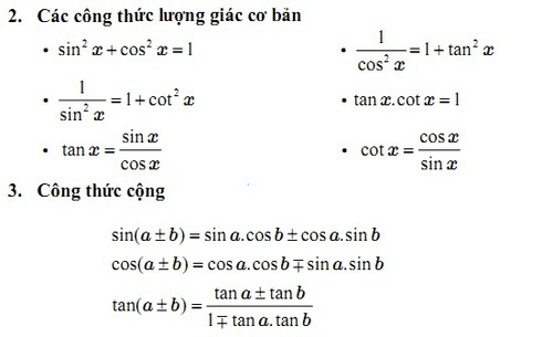 Mối liên hệ giữa sin và cos