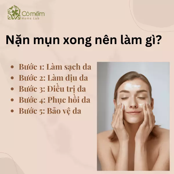 Mới Nặn Mụn Xong Nên Làm Gì?