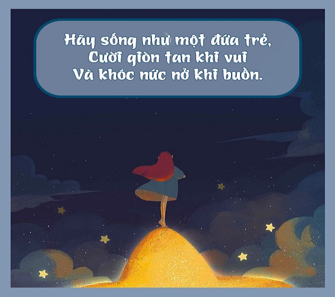 Mong em vui vẻ yêu đời tháng năm hạnh phúc chẳng rời xa em