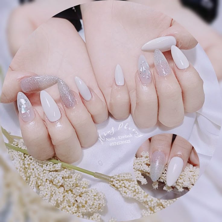 Móng Nhọn Màu Trắng: Sang Trọng Và Thời Thượng