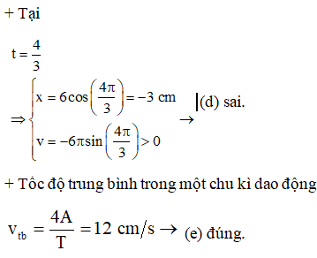 Phương trình dao động điều hòa và các thông số