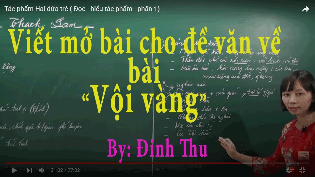Mở Bài Vội Vàng Hay Và Sâu Sắc Gallery 1
