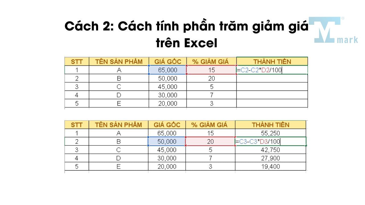 Cách Tính Tiền Giảm Theo Phần Trăm Gallery 2