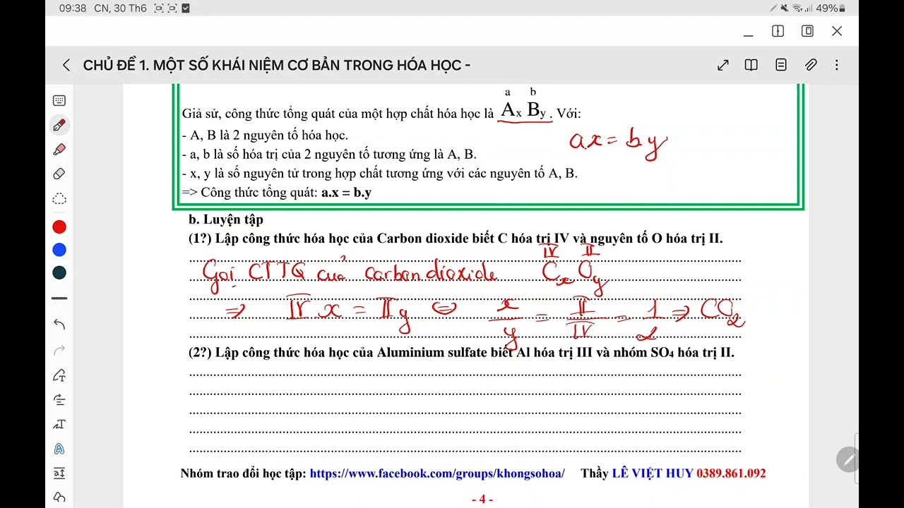 Phát biểu quy tắc hóa trị Gallery 2