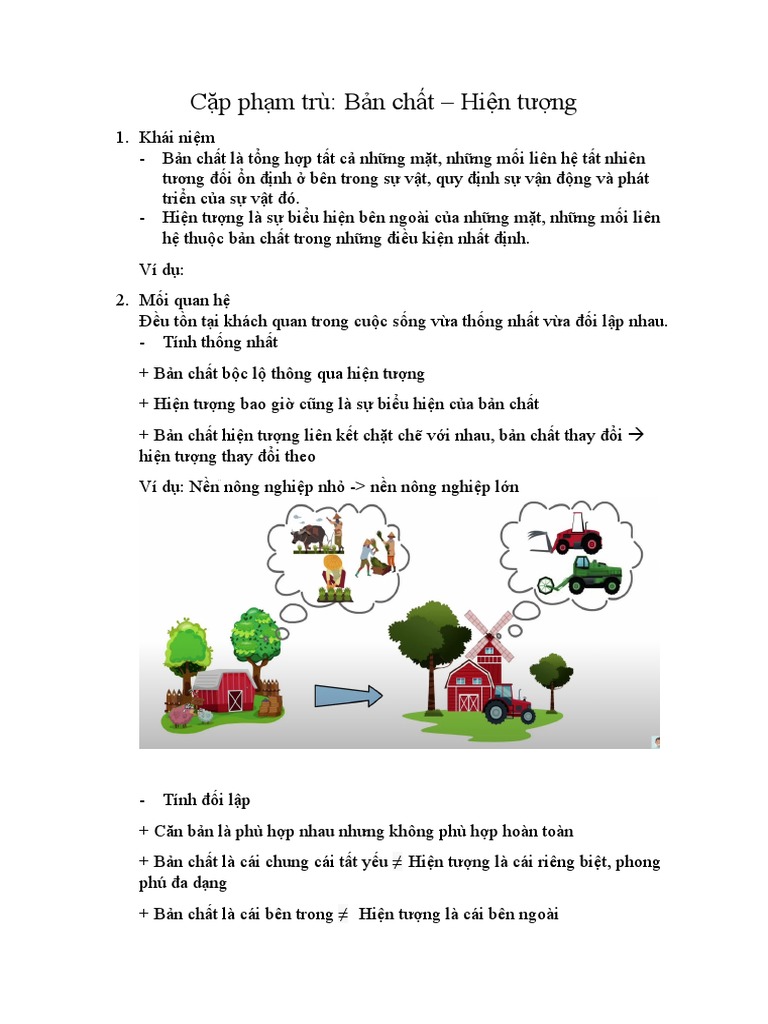Ví dụ về phạm trù Bản chất và Hiện tượng Gallery 2
