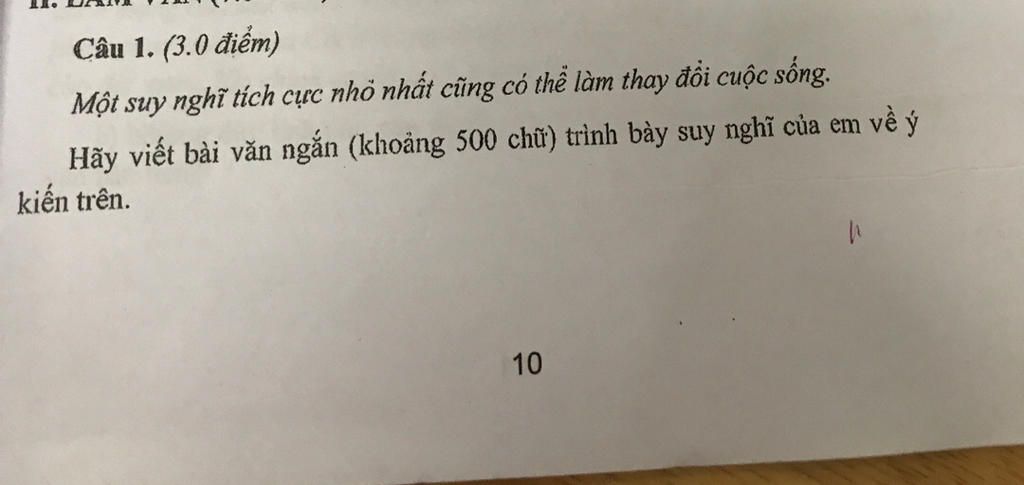Suy nghĩ tích cực nhỏ nhất cũng có thể làm thay đổi cuộc sống Gallery 2