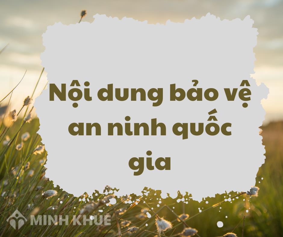 Bảo vệ An ninh Quốc gia là gì?