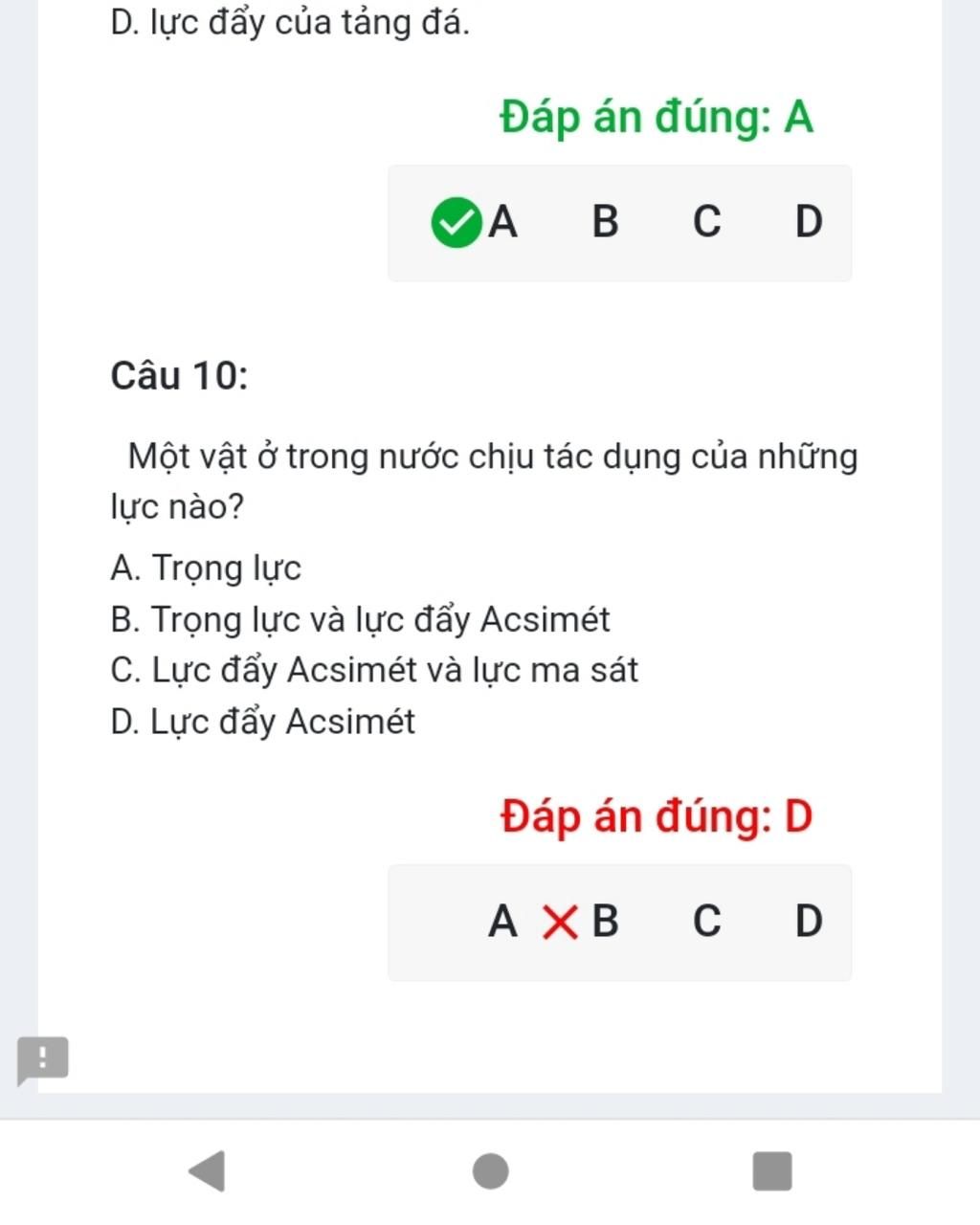 Vật trong nước chịu tác dụng của những lực nào? Gallery 2