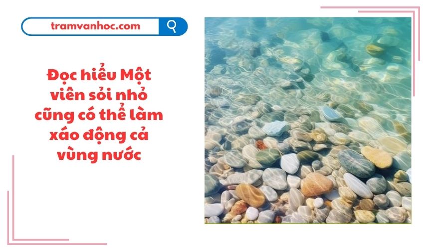 Một Viên Sỏi Nhỏ Cũng Có Thể Làm Gì?