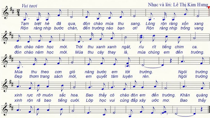 Mùa Thu Em Tới Trường