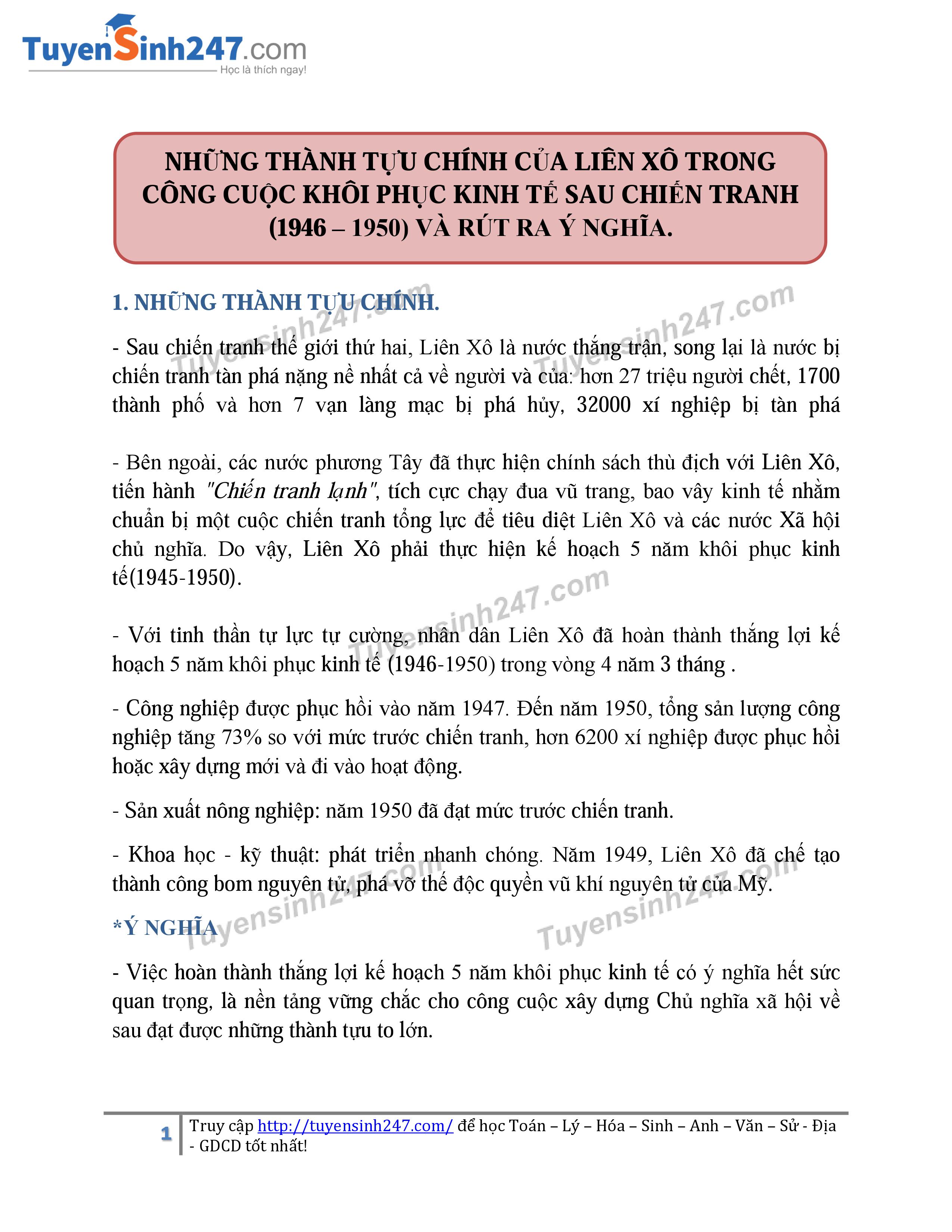 Chính sách đối ngoại của Liên Xô sau Chiến tranh Thế giới thứ hai Gallery 1