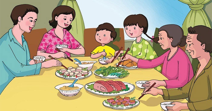 Tả Bữa Cơm Gia Đình Lớp 5 Gallery 1