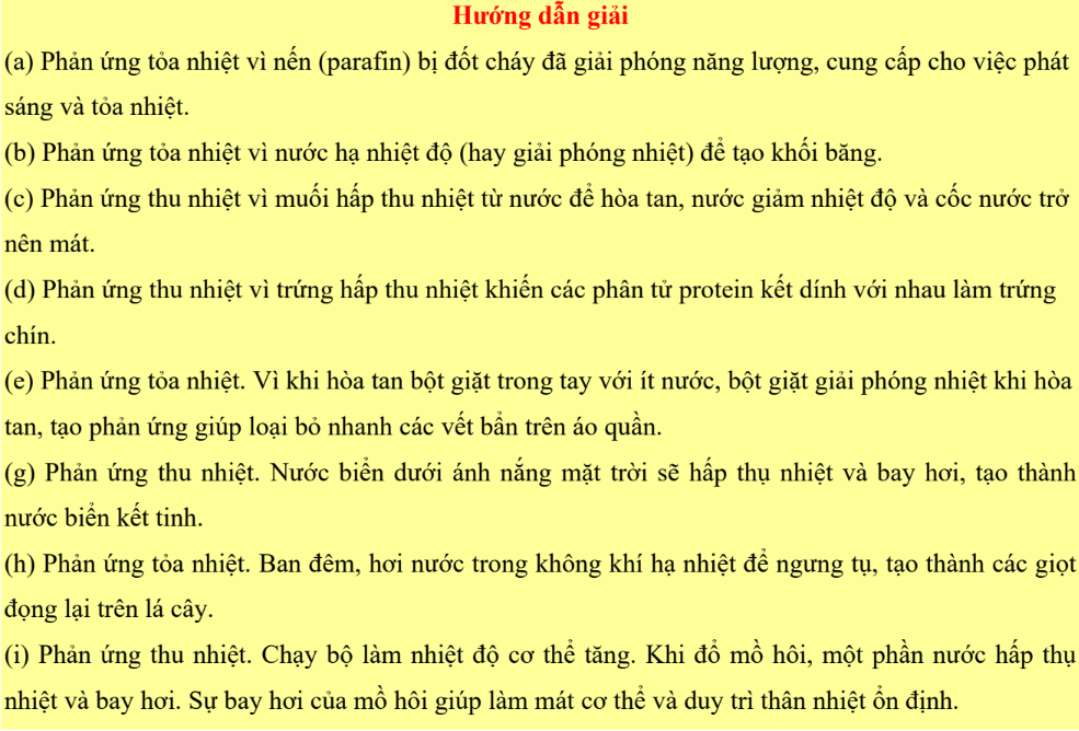 Muối kết tinh là phản ứng thu nhiệt hay tỏa nhiệt?