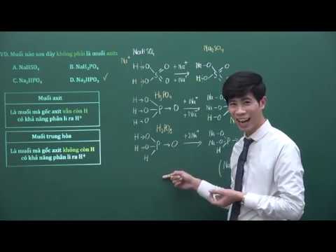 Muối Trung Hòa và Muối Axit: Sự Khác Biệt và Tính Chất