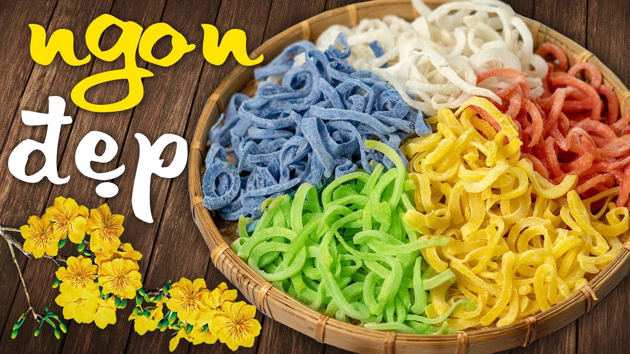 Mứt Dừa Ngũ Sắc - Hương Vị Tết Đầy Màu Sắc