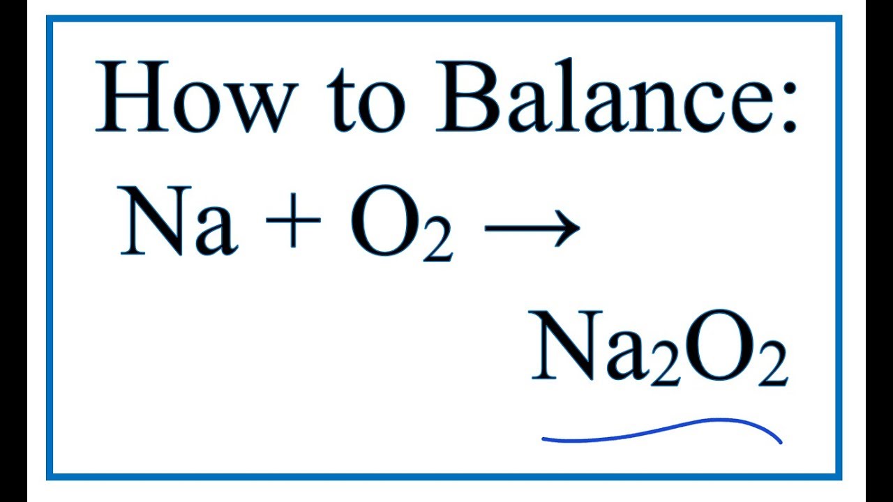 Phản ứng của Natri (Na) với Oxi (O2) khô