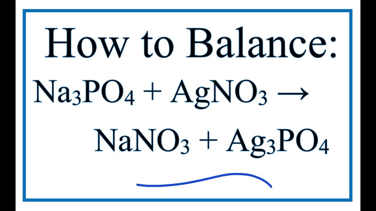 Phản ứng giữa Na3PO4 và AgNO3