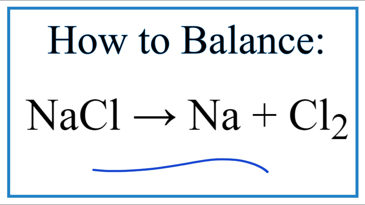 NaCl tạo thành Cl2 như thế nào? Gallery 2