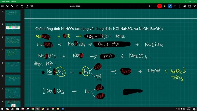 NaHCO3 có tác dụng với NaOH không?
