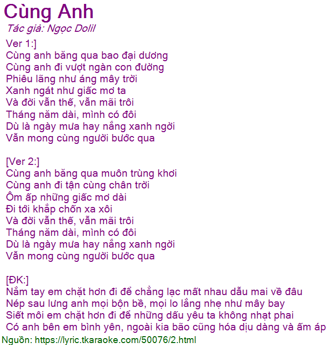 Nắm Tay Em Cùng Đi Dẫu Nắng Mưa