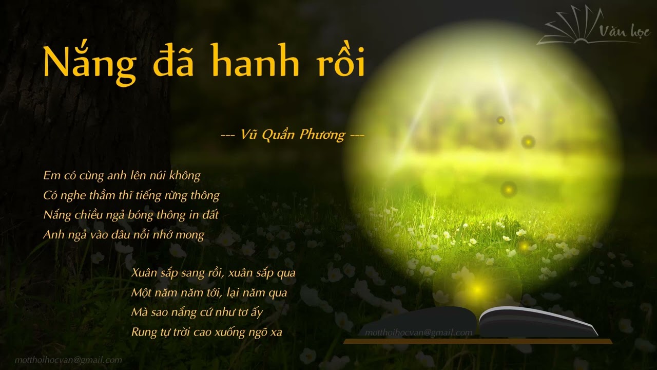 Nắng đã hanh rồi vũ quần phương
