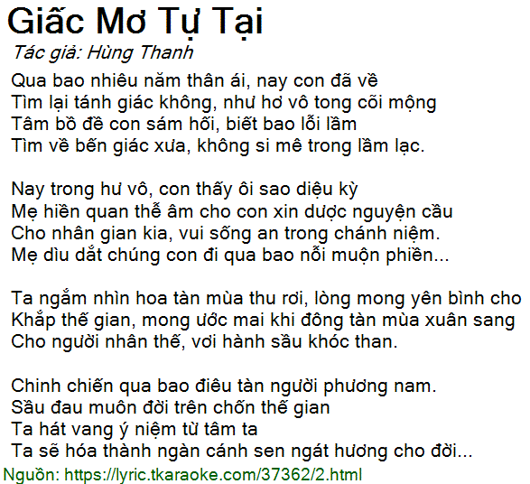 Nay Trong Hư Vô Con Thấy Ôi Sao Diệu Kỳ