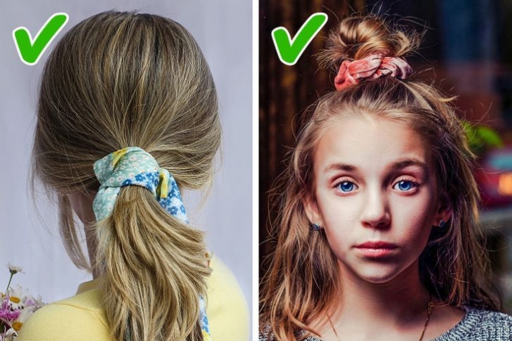 Nên cột hay xõa tóc?
