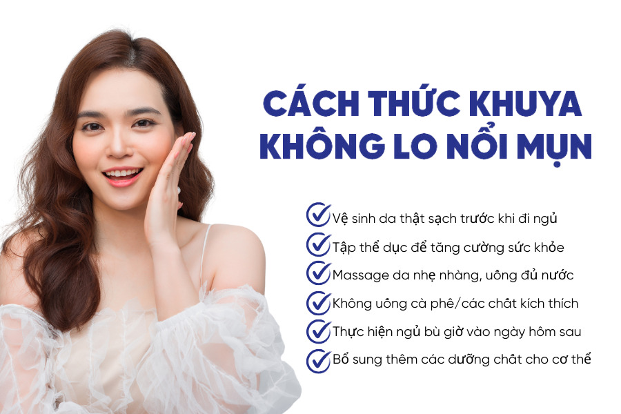 Nên ngủ lúc mấy giờ để không nổi mụn?