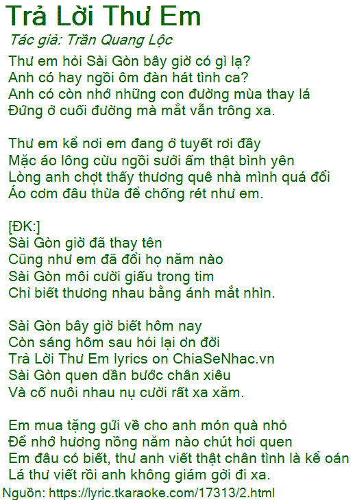 Lời Bài Hát Hãy Trả Lời Em Gallery 2