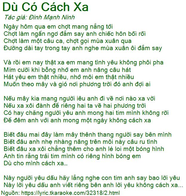 Nếu mai kia mà người yêu em đi về nơi nào xa vời