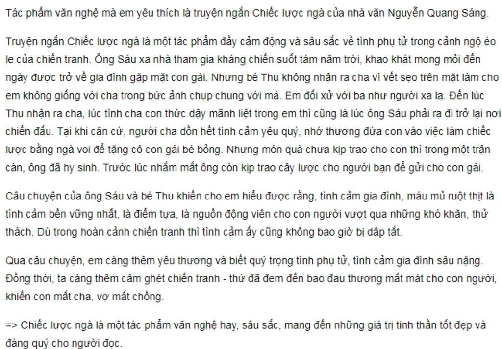 Tác phẩm văn nghệ em yêu thích: "Chiến tranh và hòa bình" của Leo Tolstoy