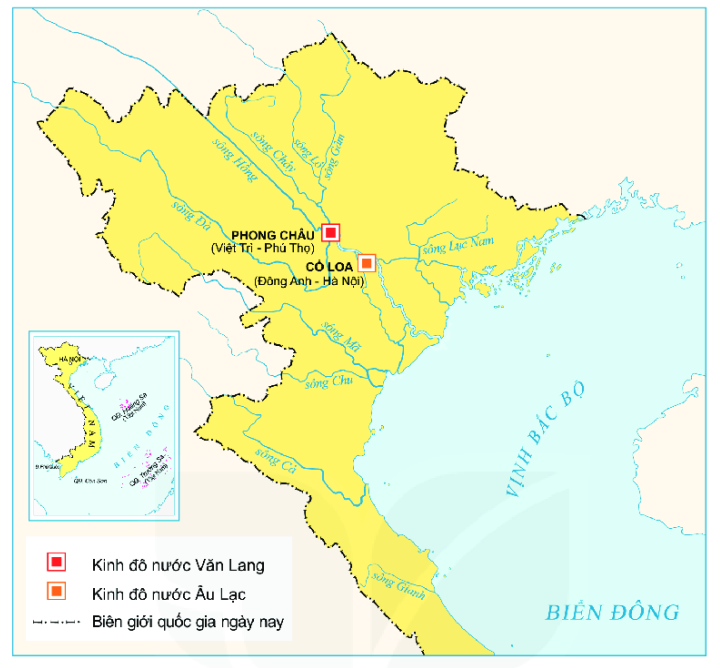 Phạm vi không gian của nước Văn Lang