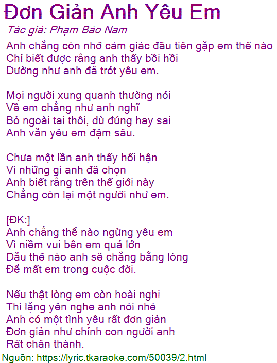 Nếu thật lòng em còn hoài nghi thì lặng yên nghe anh nói nhé