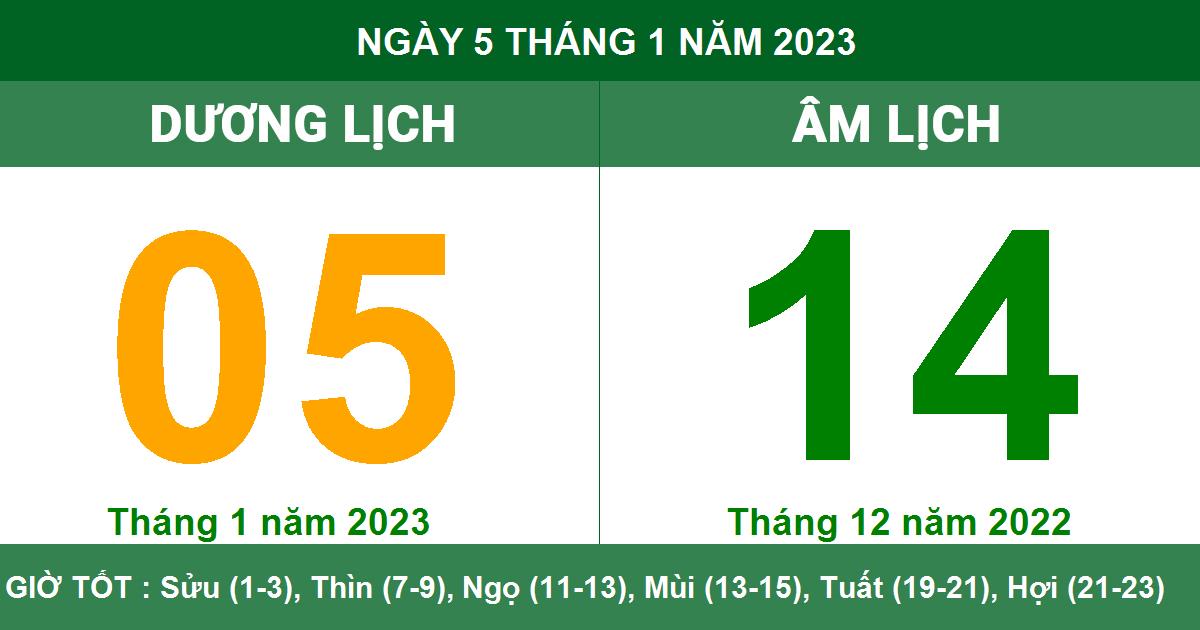 5 tháng 1 năm 2023 là thứ mấy? Gallery 2