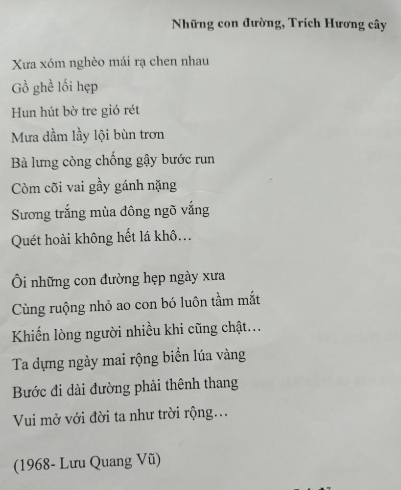 Phân tích bài thơ Những con đường Gallery 2
