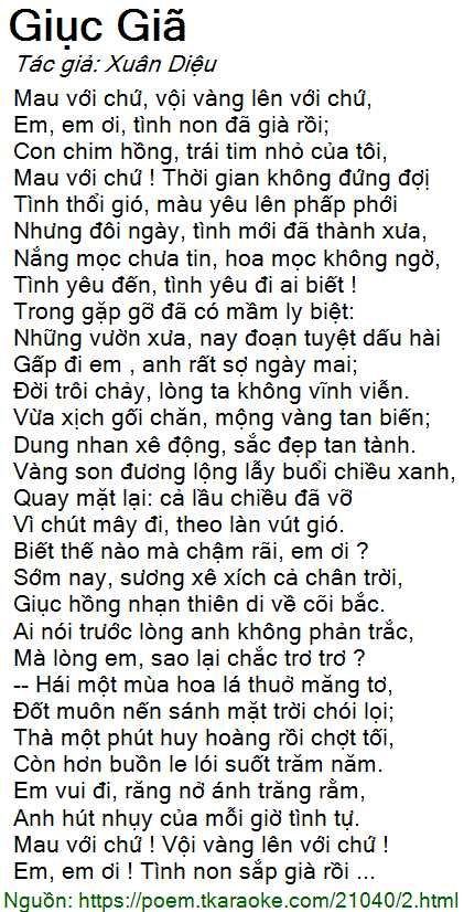 Giục Giã - Xuân Diệu: Phân tích và cảm nhận Gallery 2